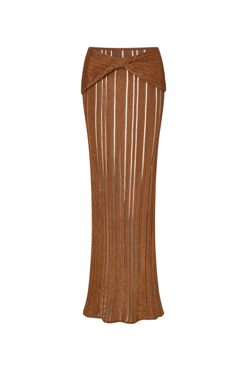 Isleno Knit Maxi Skirt in Sombra