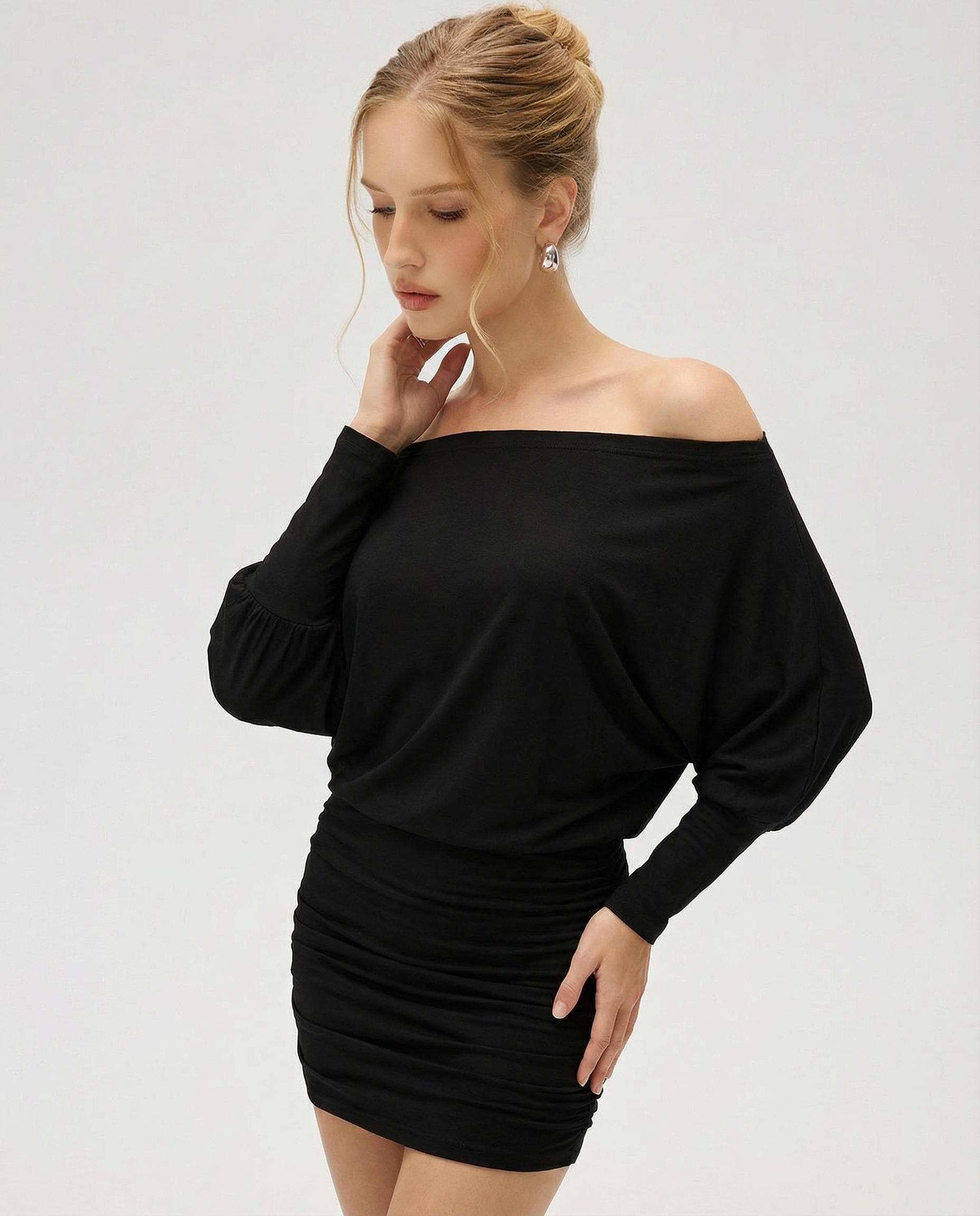 De Fashion Club | SOLA Ruched Mini Dress