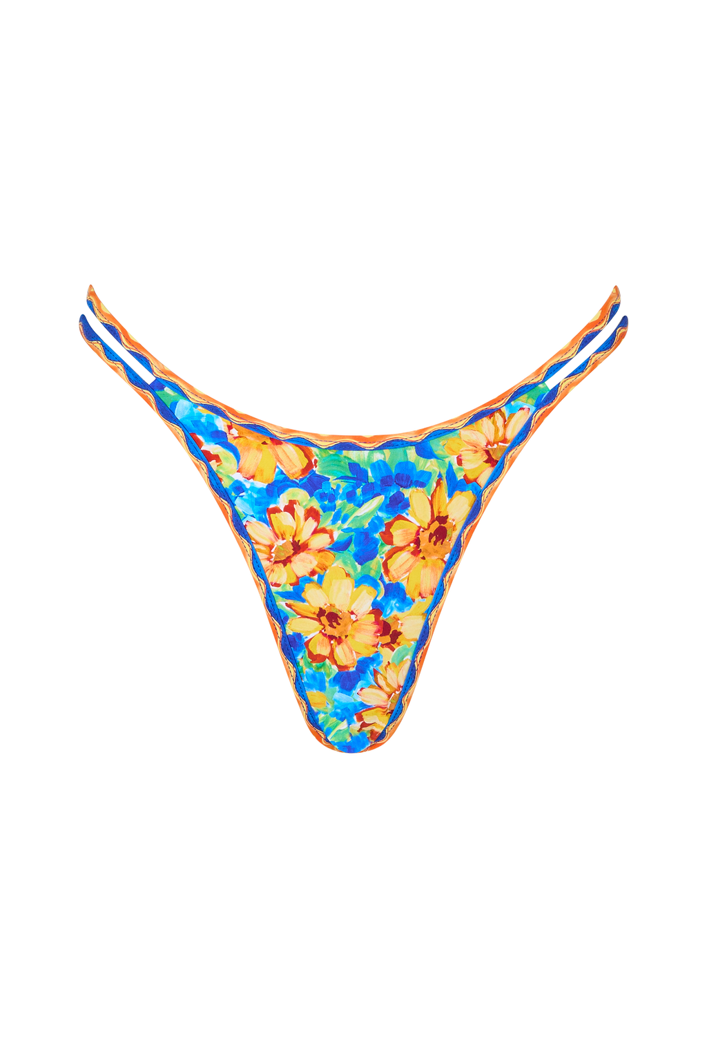 De Fashion Club l Prague Bikini Bottom in Chrysanthe
