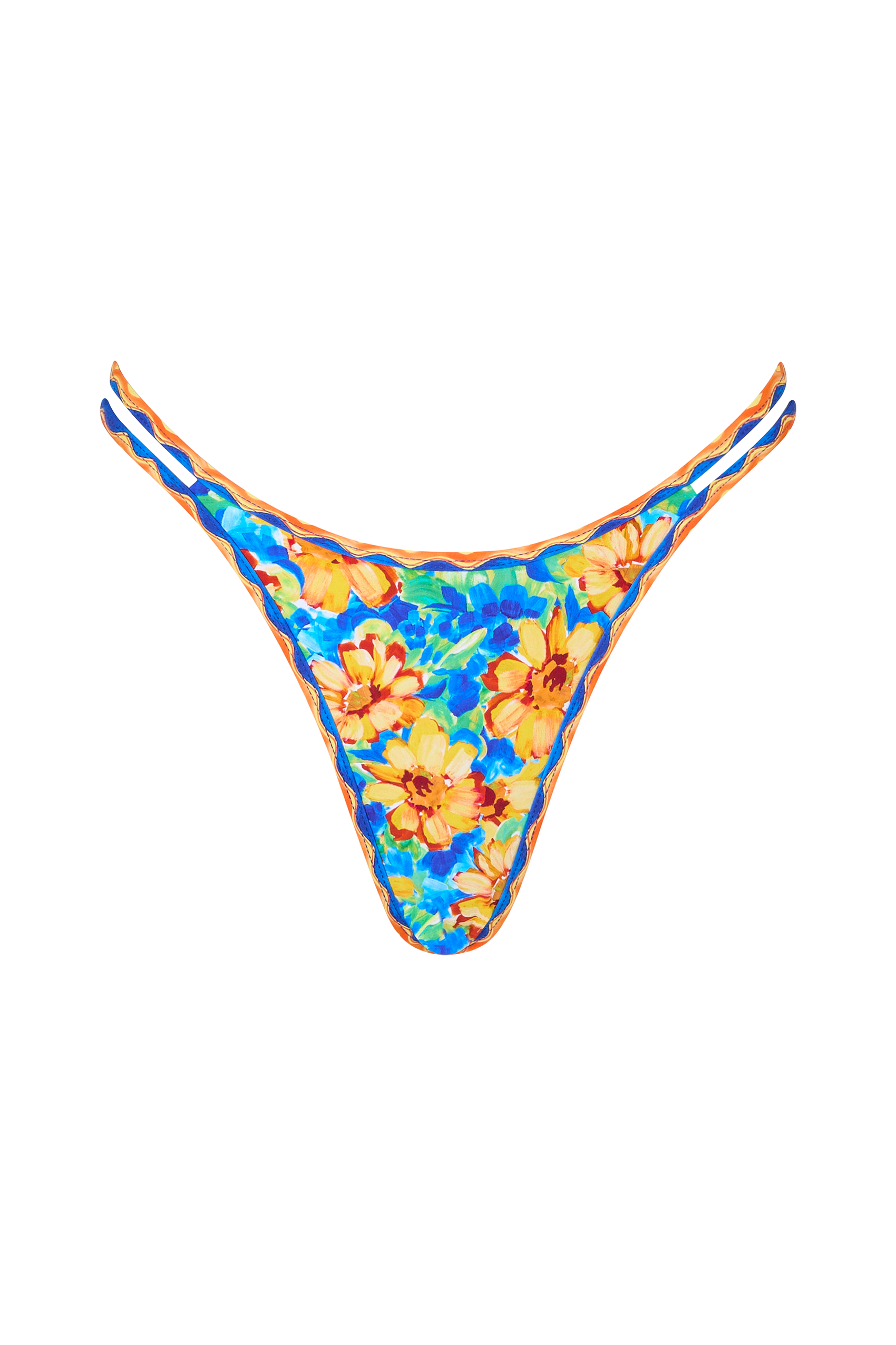 De Fashion Club l Prague Bikini Bottom in Chrysanthe
