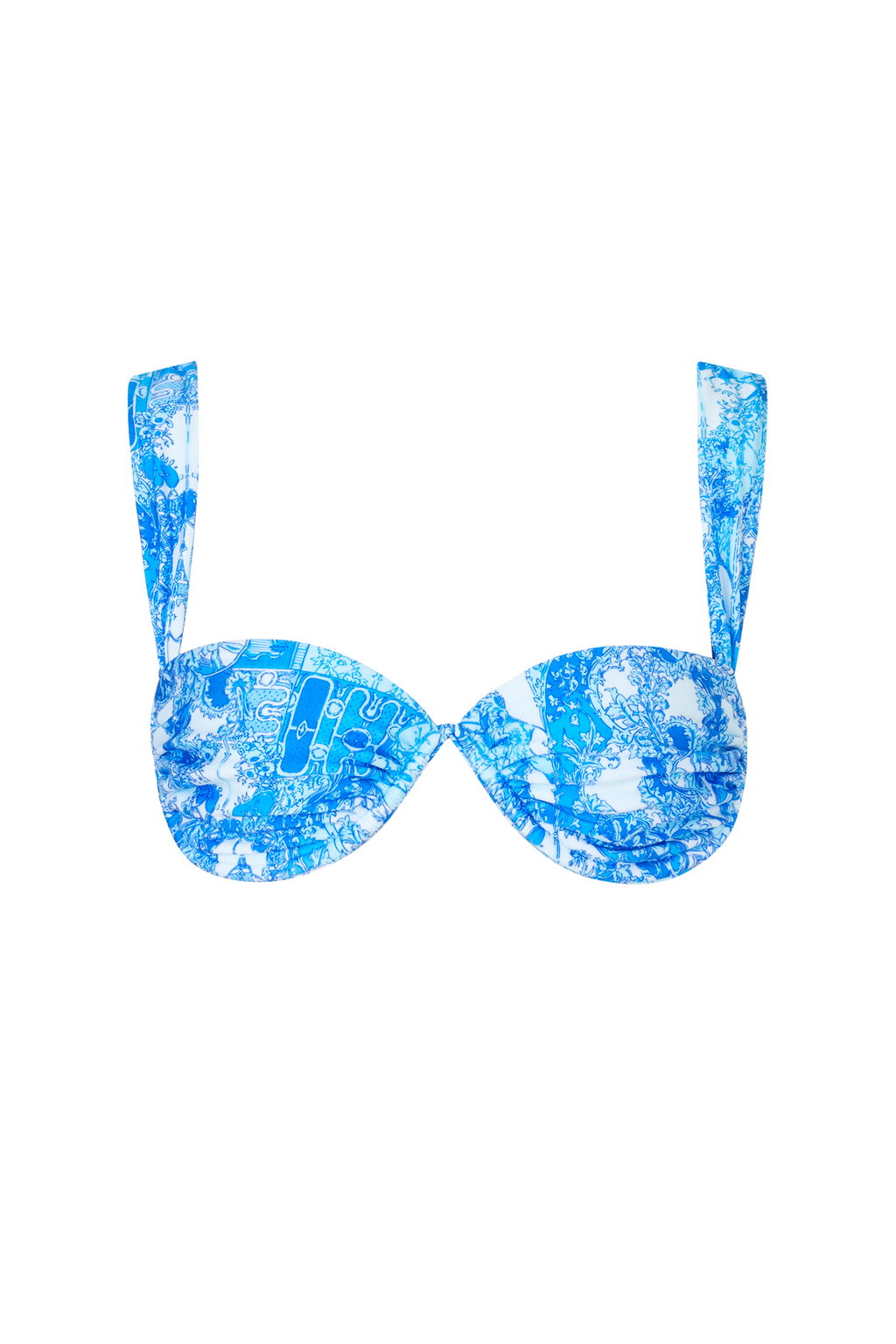 Ventura Bikini Top in Azzurro