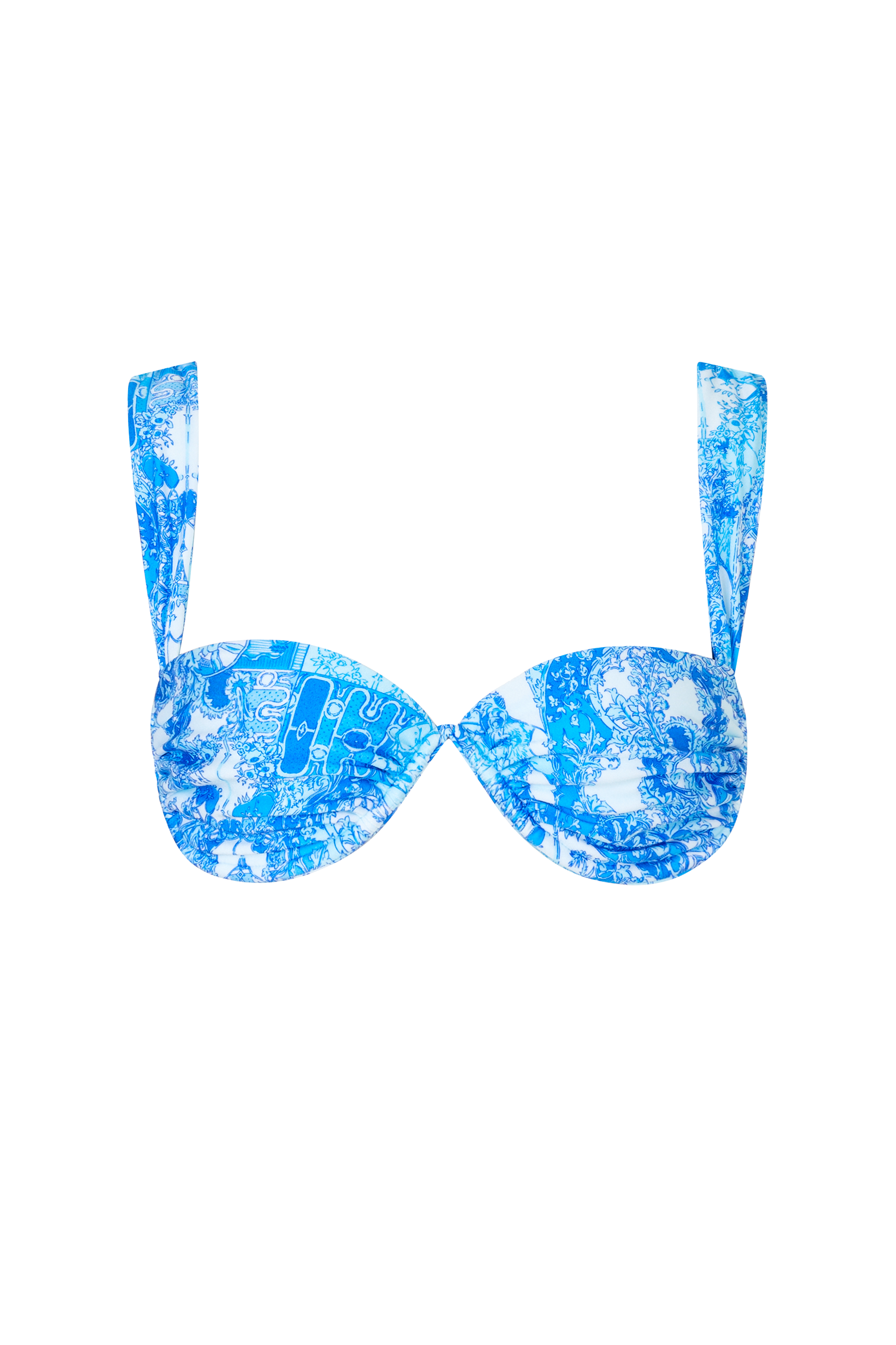 Ventura Bikini Top in Azzurro