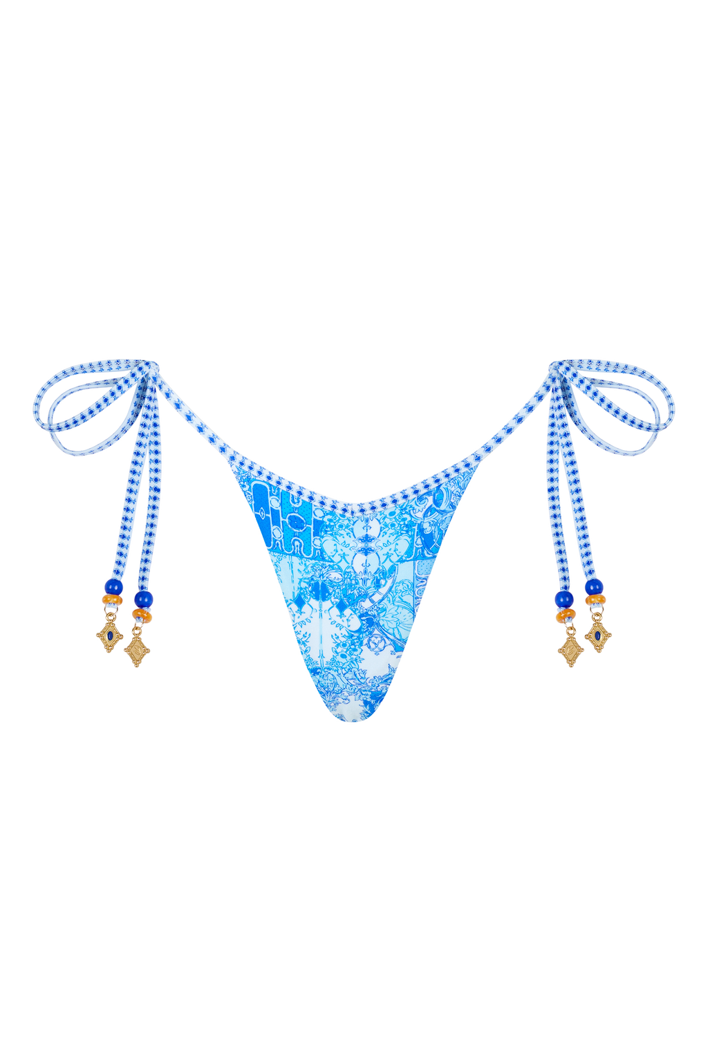 Malaga Bikini Bottom in Azzurro