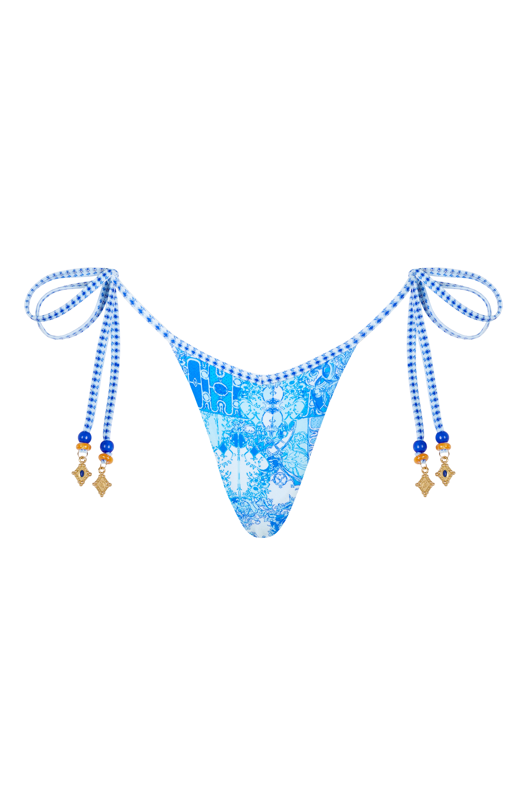 Malaga Bikini Bottom in Azzurro