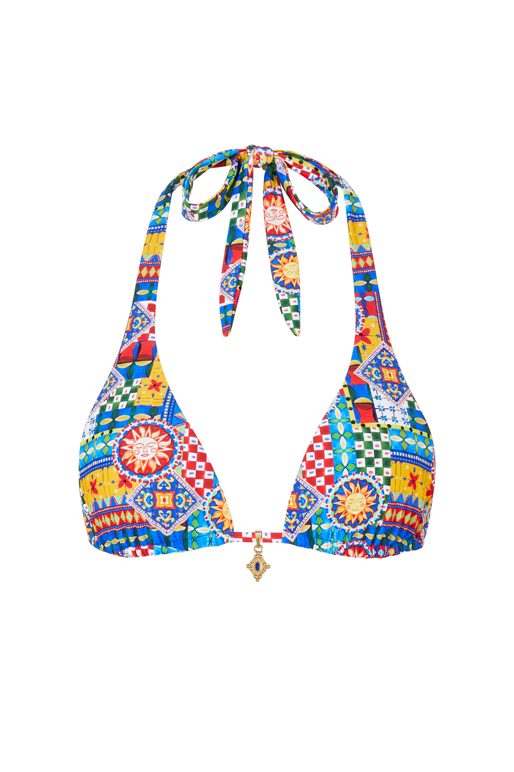 De Fashion Club l Palermo Bikini Top in Taormina