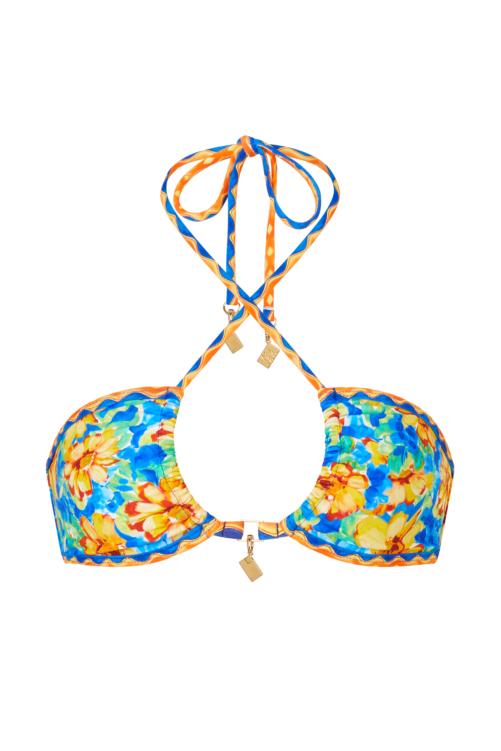 De Fashion Club l Mallorca Bikini Top in Chrysanthe