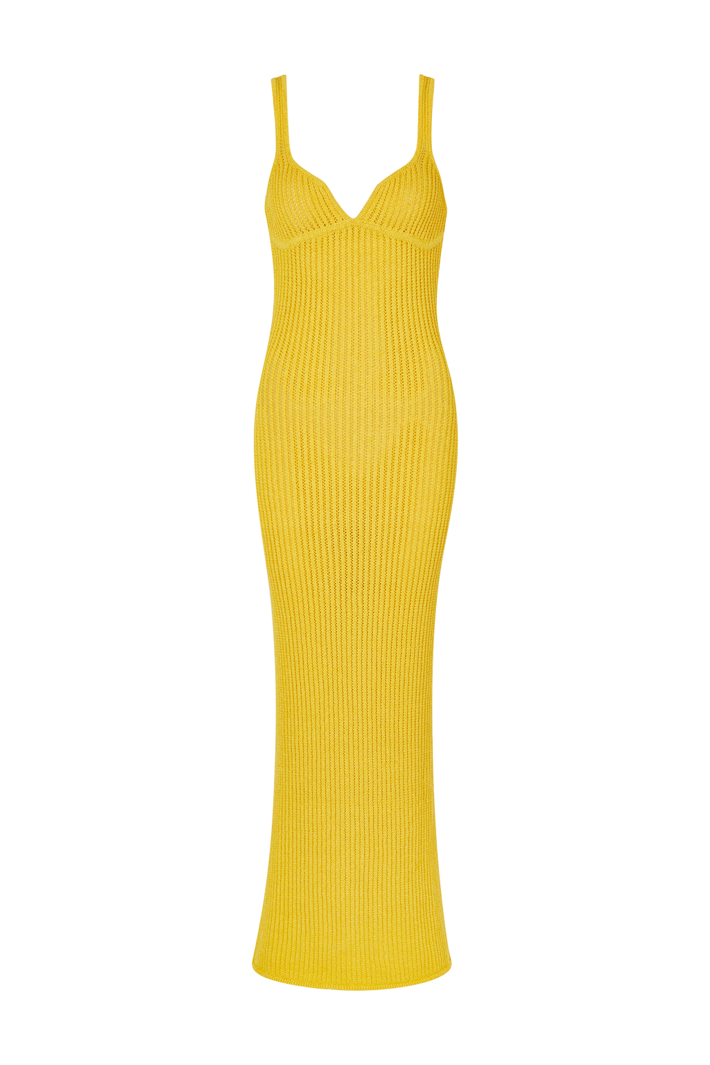 Bari Crochet Maxi Dress in Zafferano