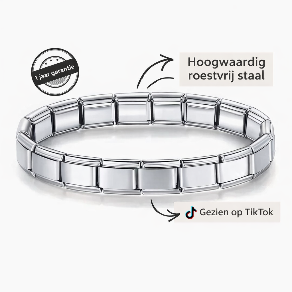 DFC - Italian Charm armband 1+1 GRATIS