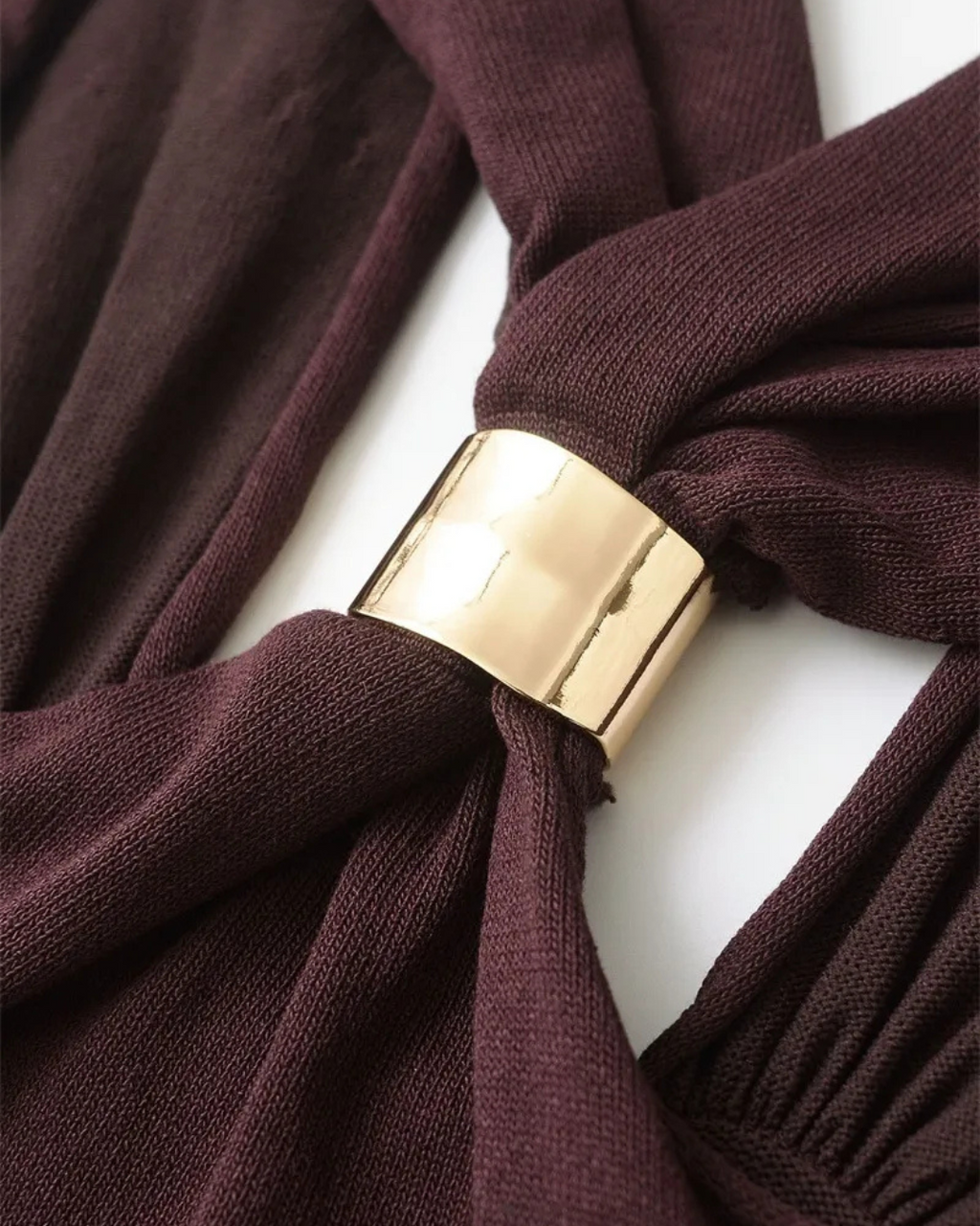 De Fashion Club | Mocha Halter Top