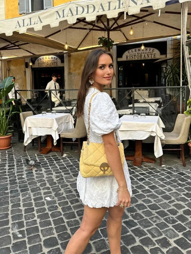 De Fashion Club | Puff Mini Dress