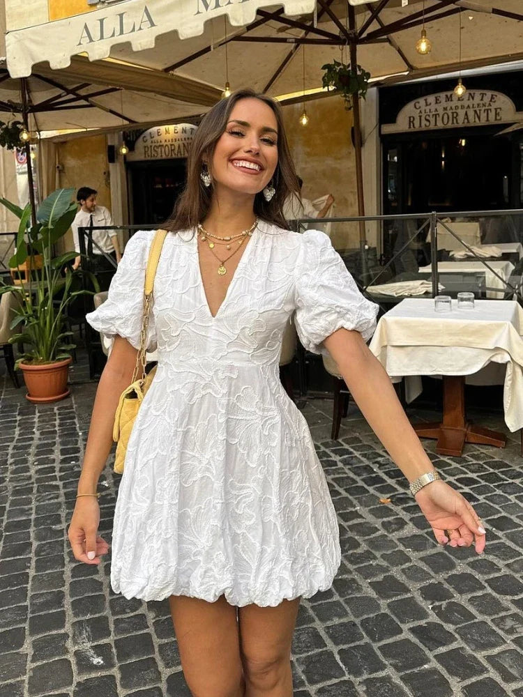 De Fashion Club | Puff Mini Dress