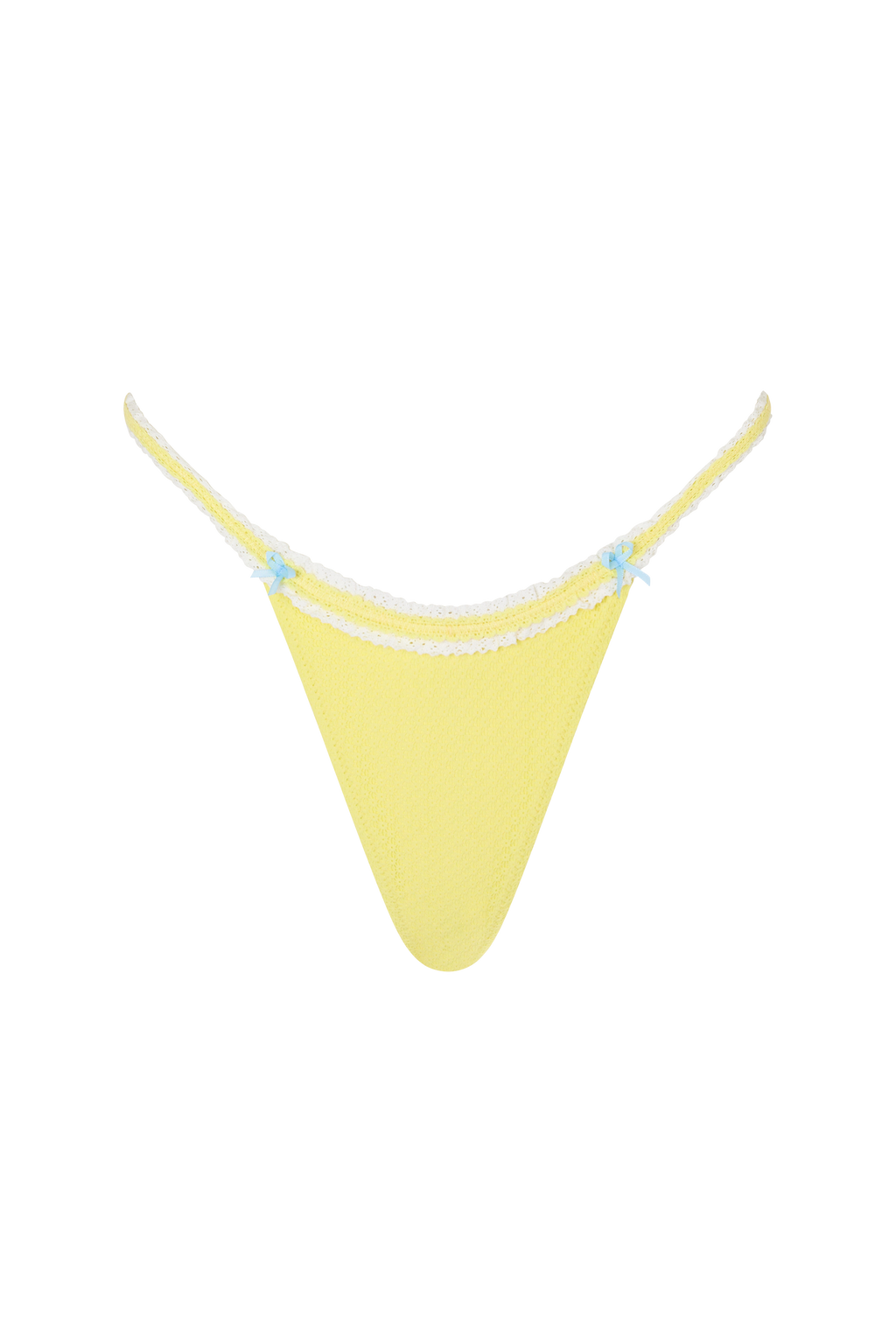 De Fashion Club l Mykonos Bikini Bottom in Limon