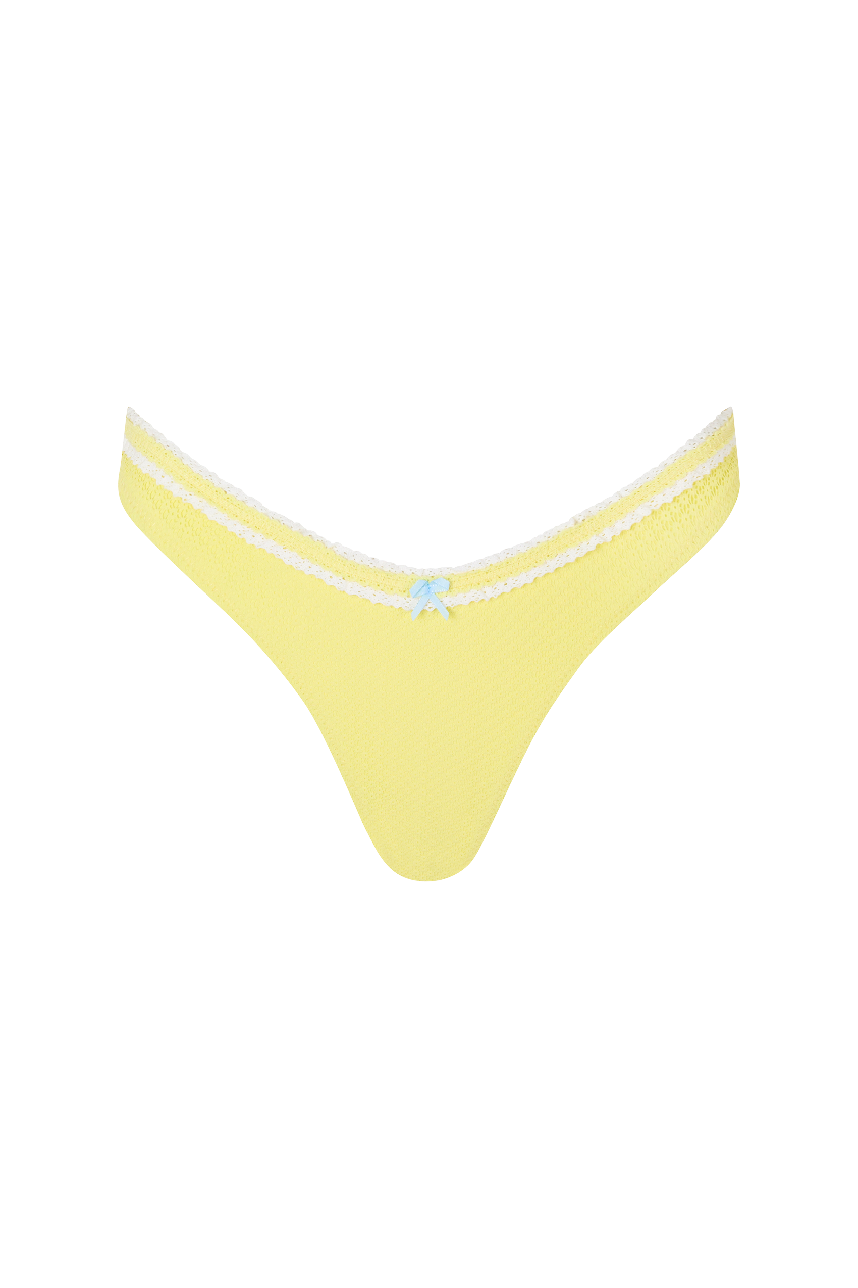 De Fashion Club l Buzios Bikini Bottom in Limon