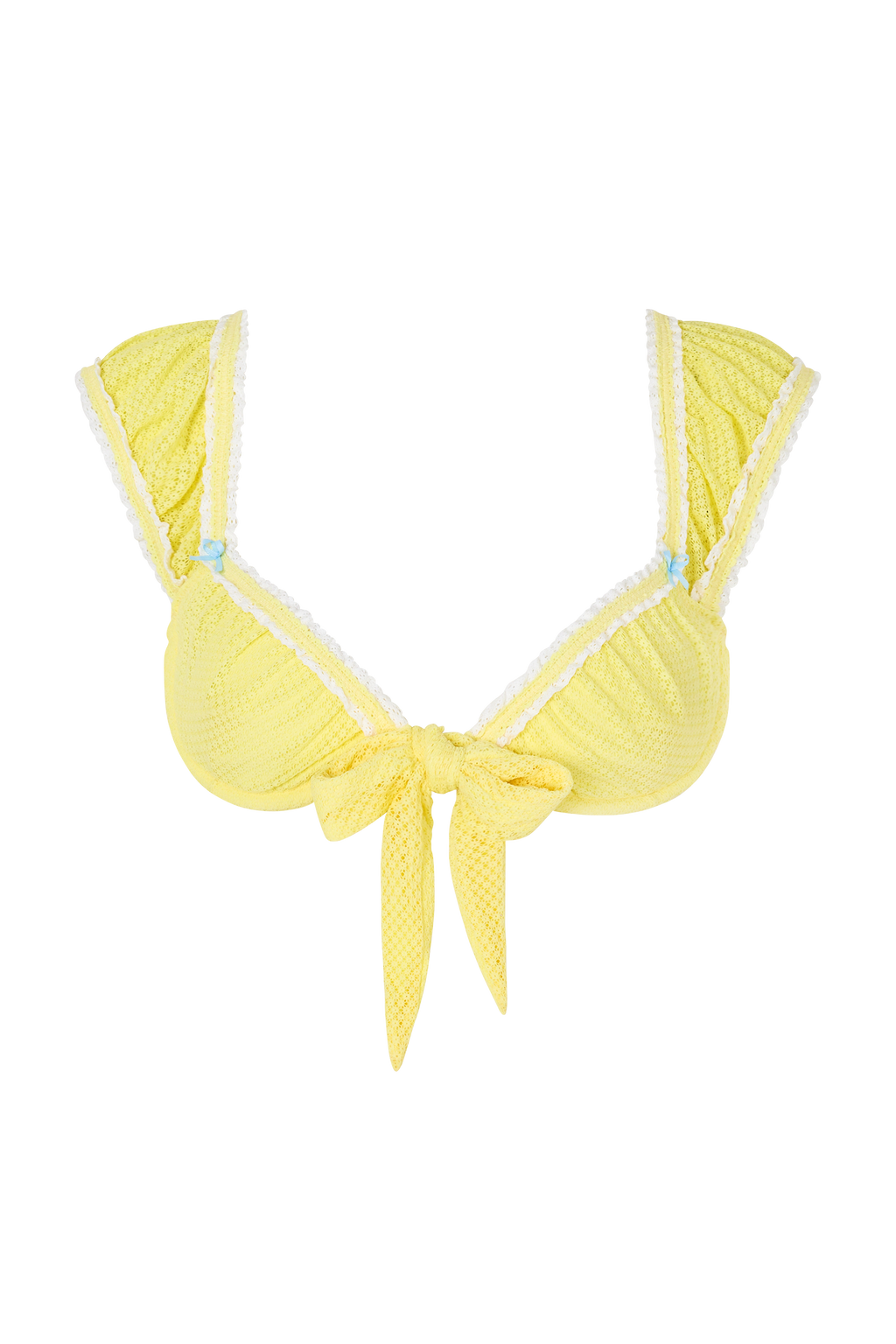 De Fashion Club l Symi Bikini Top in Limon