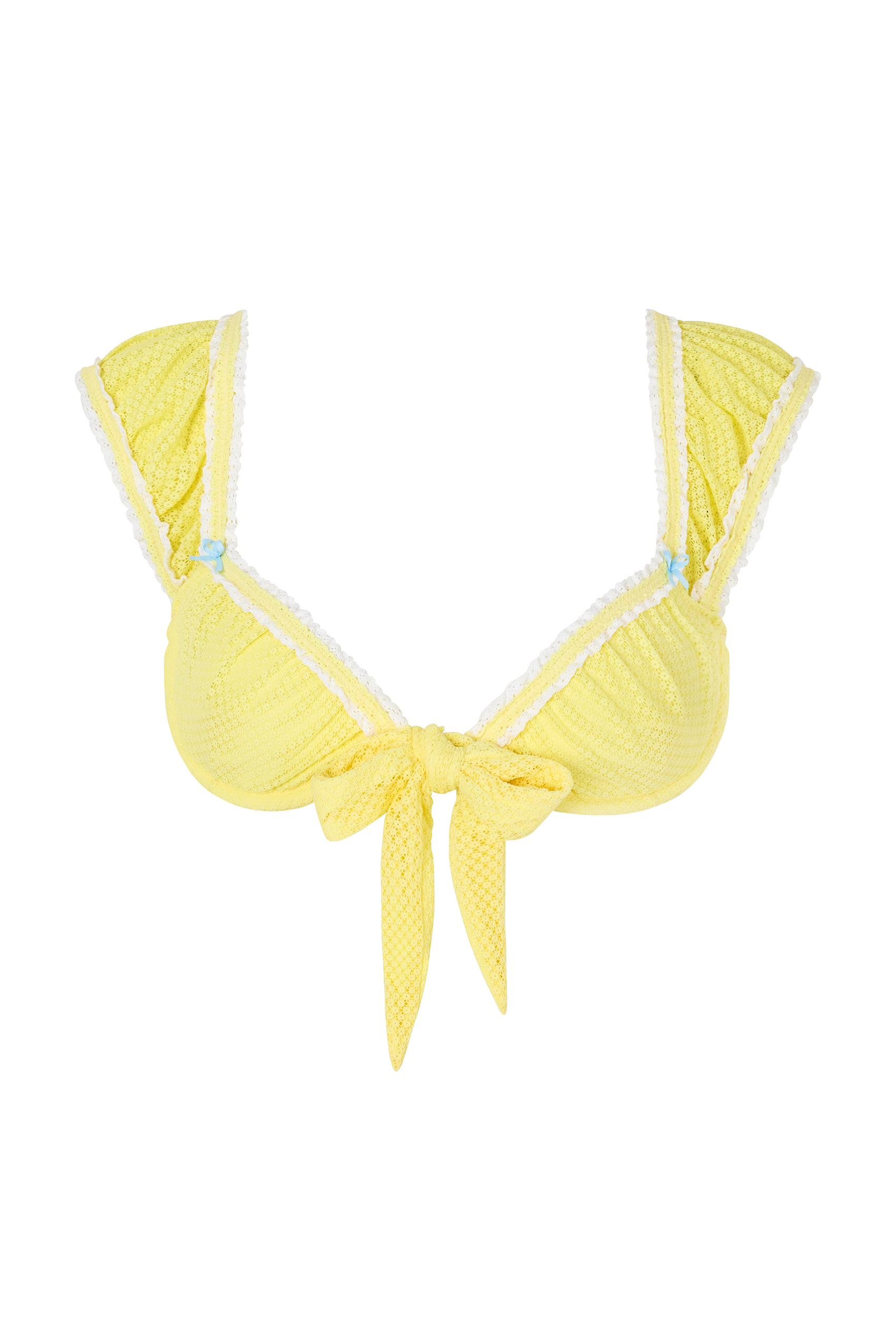 De Fashion Club l Symi Bikini Top in Limon