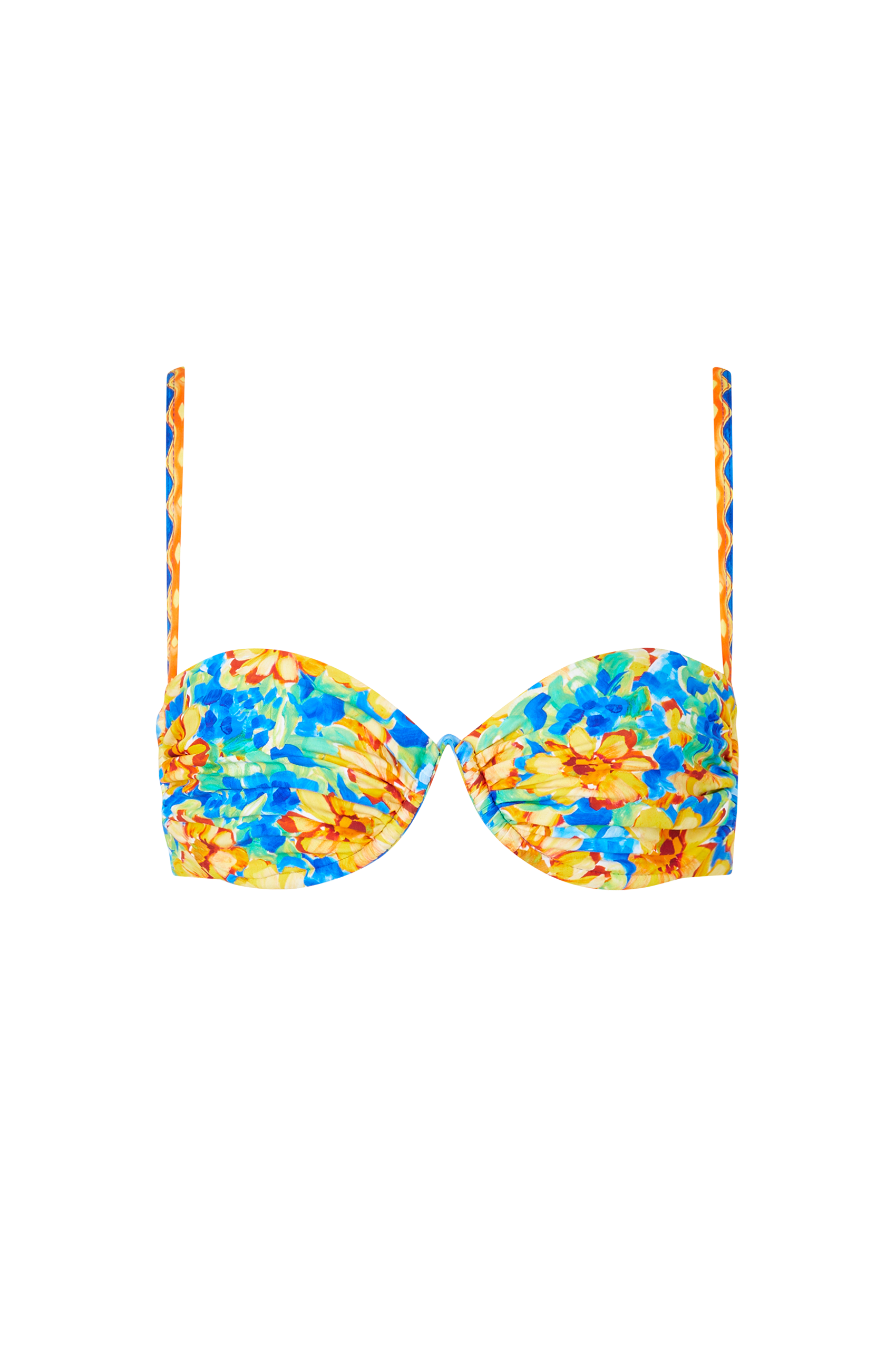 De Fashion Club l Riviera Bikini Top in Chrysanthe