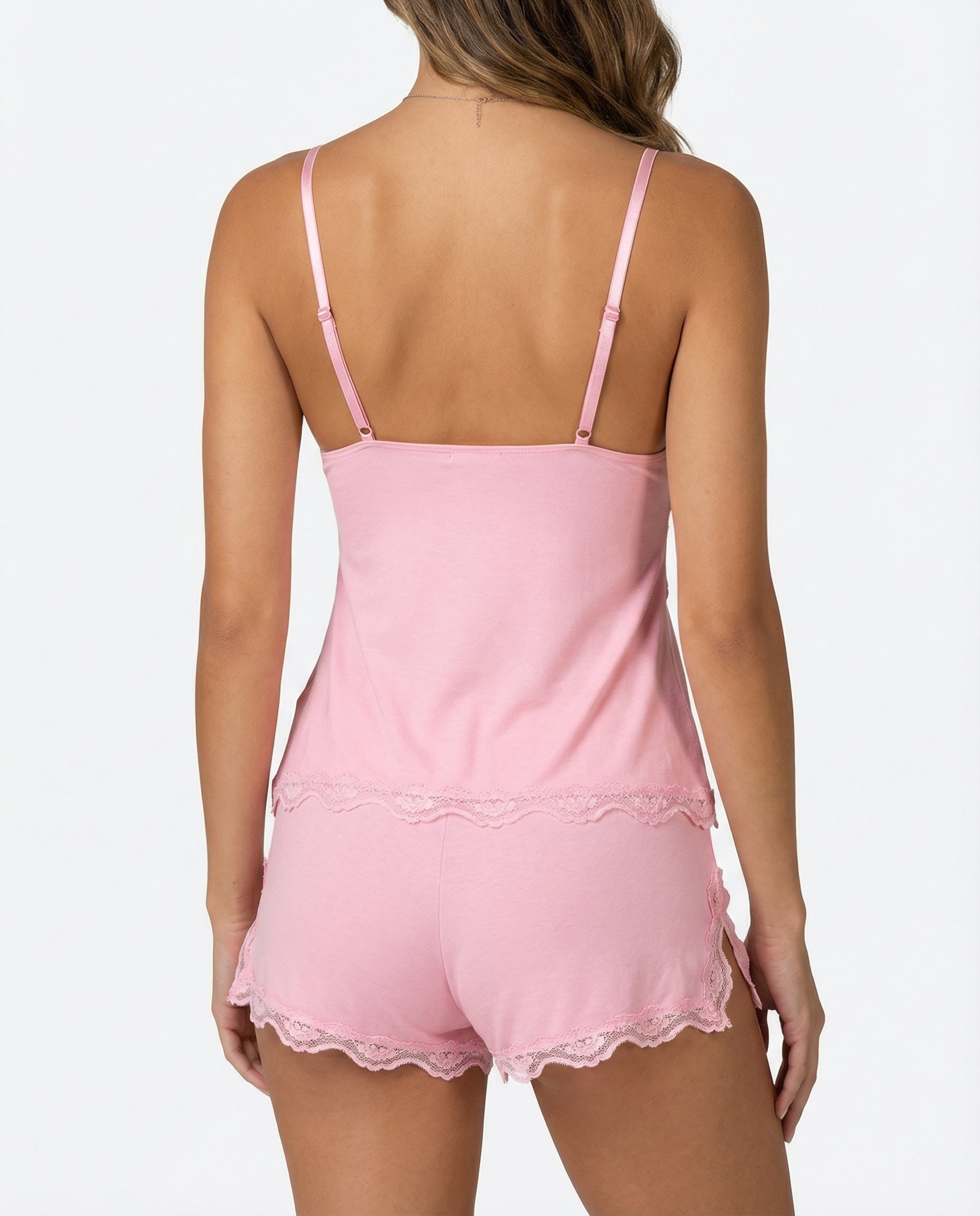 De Fashion Club Midnight Kiss Lace Set – Luxe Kant Lingerie Set voor Dames met Push-Up Effect