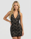 De Fashion Club | Lace Me Mini Dress