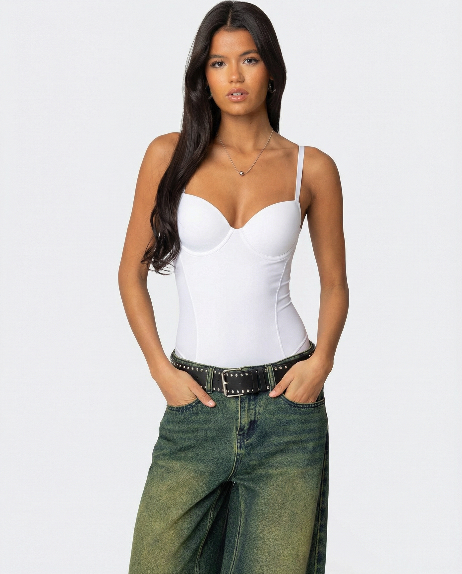 De Fashion Club Snatch Bodysuit voor Dames – Sculpting Shapewear Bodysuit met Ingebouwde Cups & Taille Effect