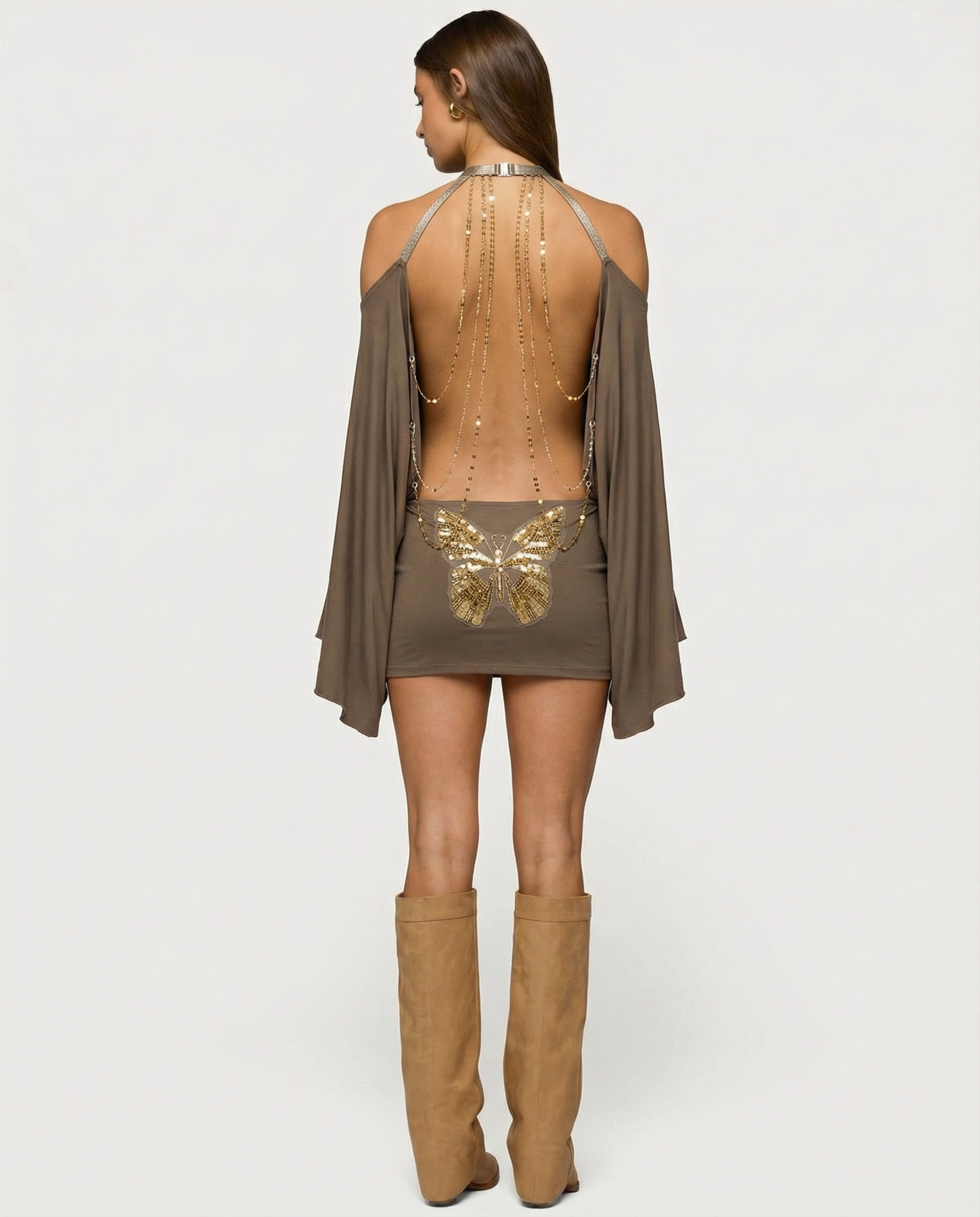 De Fashion Club - Golden Mirage Dress