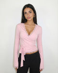 De Fashion Club | Lace Wrap Top 