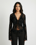 De Fashion Club l Midnight Sheer Top