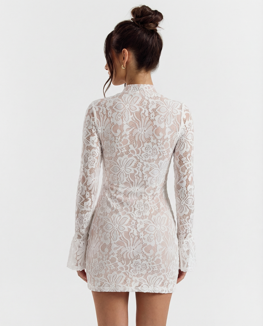 De Fashion Club- Midnight Muse Lace Mini